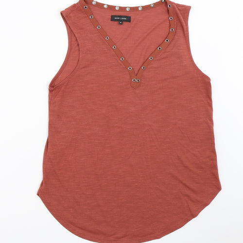 New Look Womens Red   Basic Tank Size 12