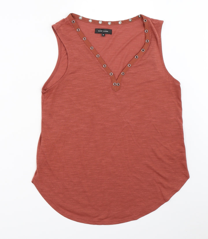 New Look Womens Red   Basic Tank Size 12