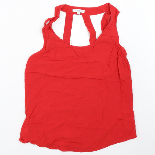 New Look Womens Red   Basic Blouse Size 8