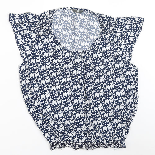 BHS Womens Blue   Basic T-Shirt Size 16