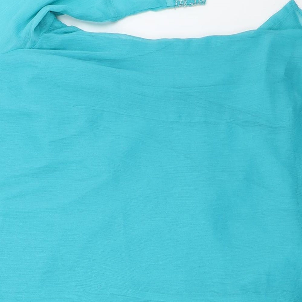 Per Una Womens Blue   Basic Blouse Size 18