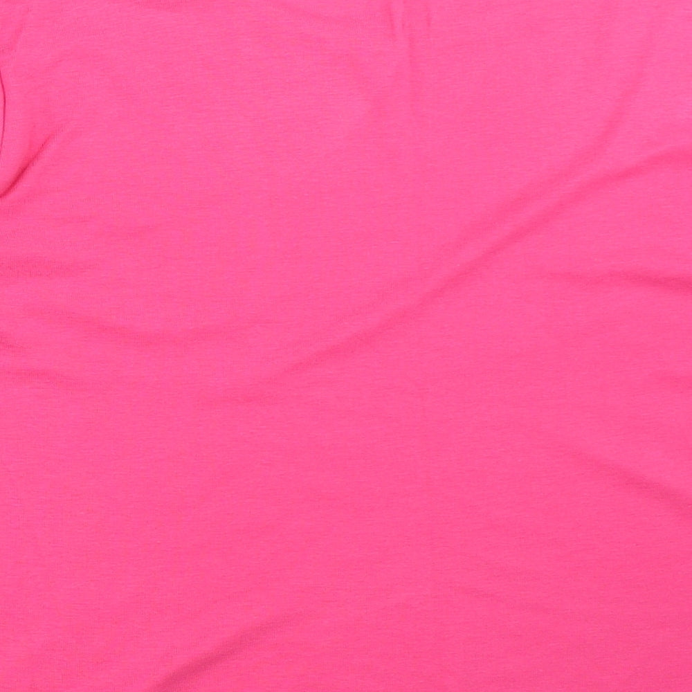 Marks and Spencer Womens Pink   Basic T-Shirt Size 16