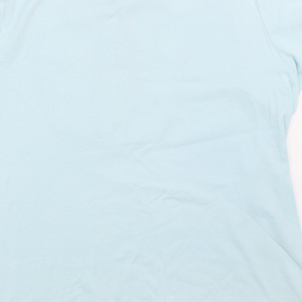 Casual Club Womens Blue   Basic T-Shirt Size 16
