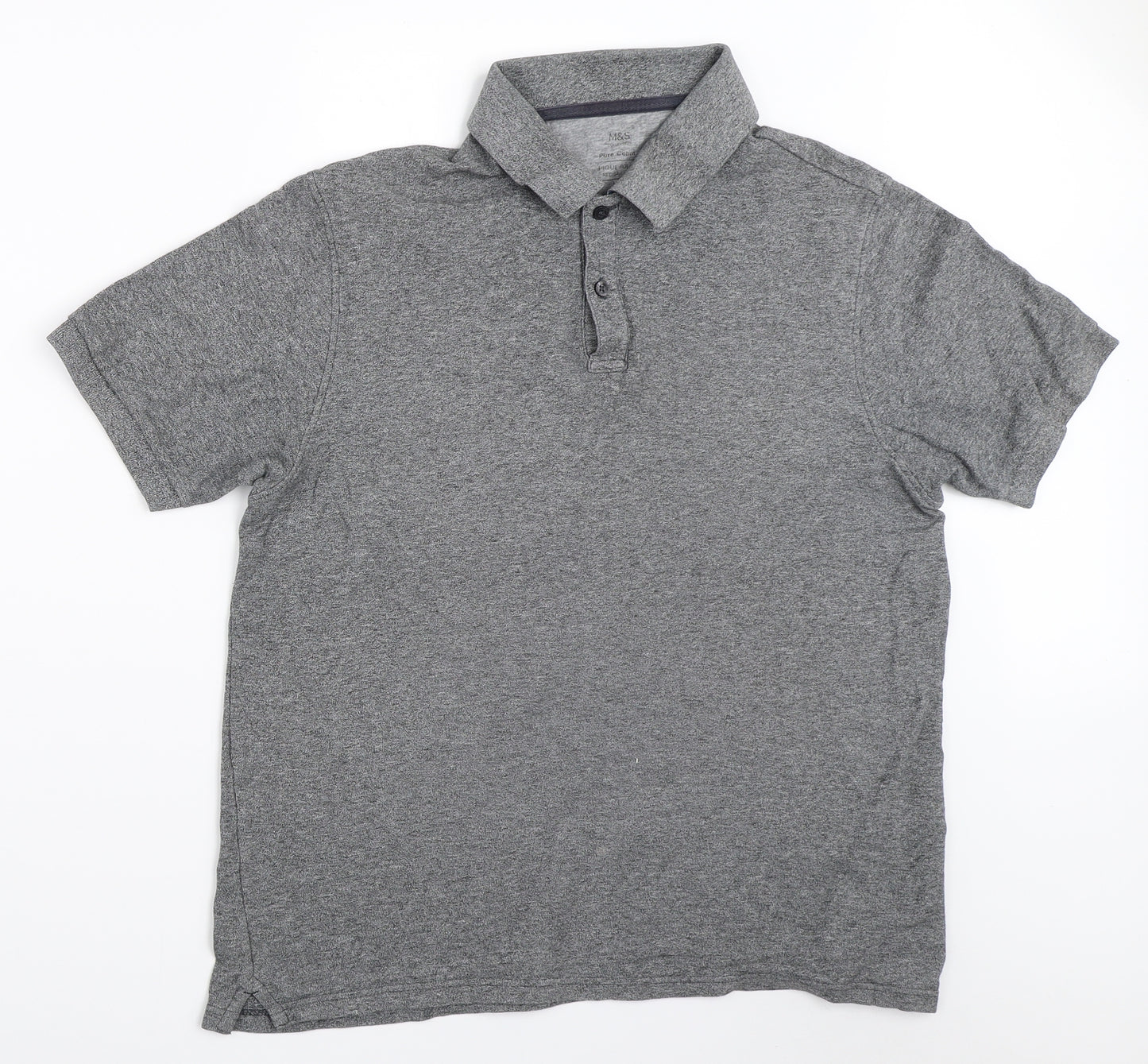 Marks and Spencer Mens Grey    Polo Size M