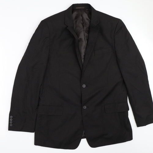 Butler & Webb Mens Black   Jacket Blazer Size 44