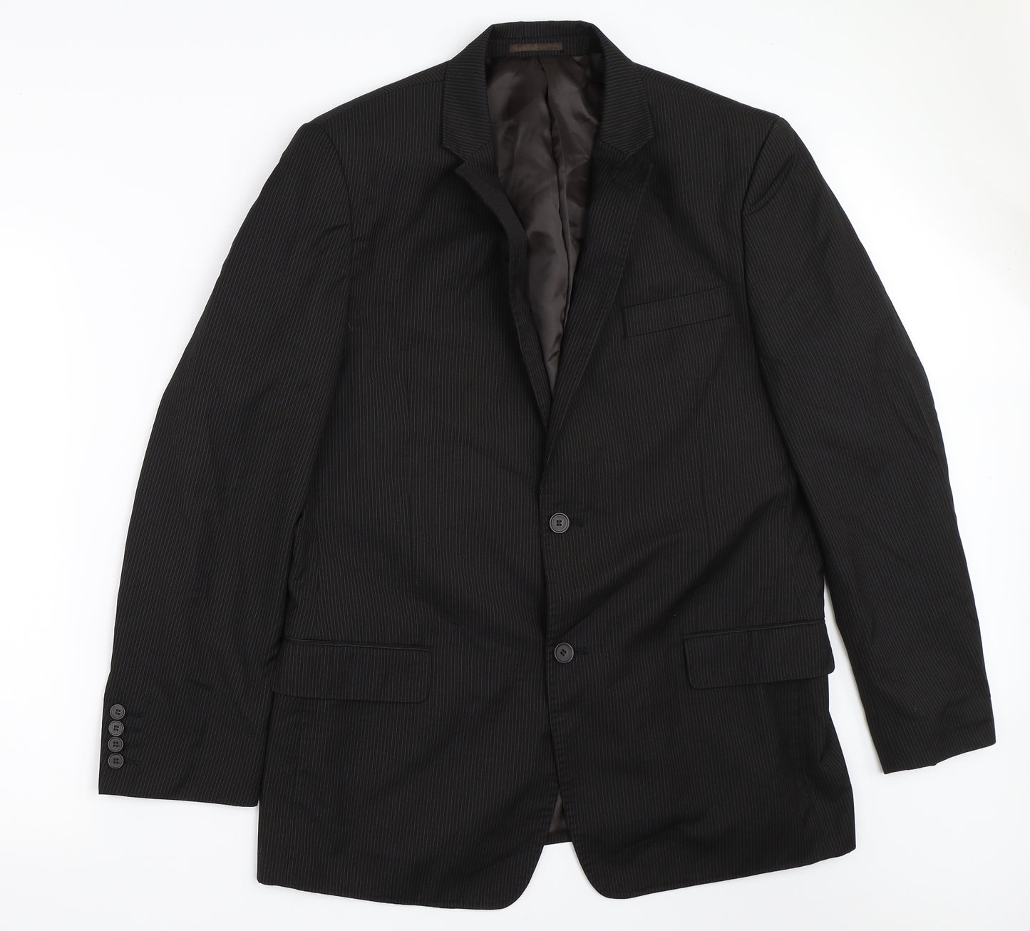 Butler & Webb Mens Black   Jacket Blazer Size 44