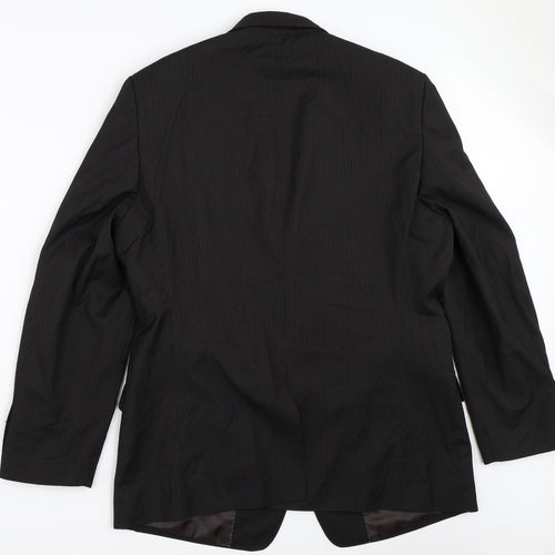 Butler & Webb Mens Black   Jacket Blazer Size 44