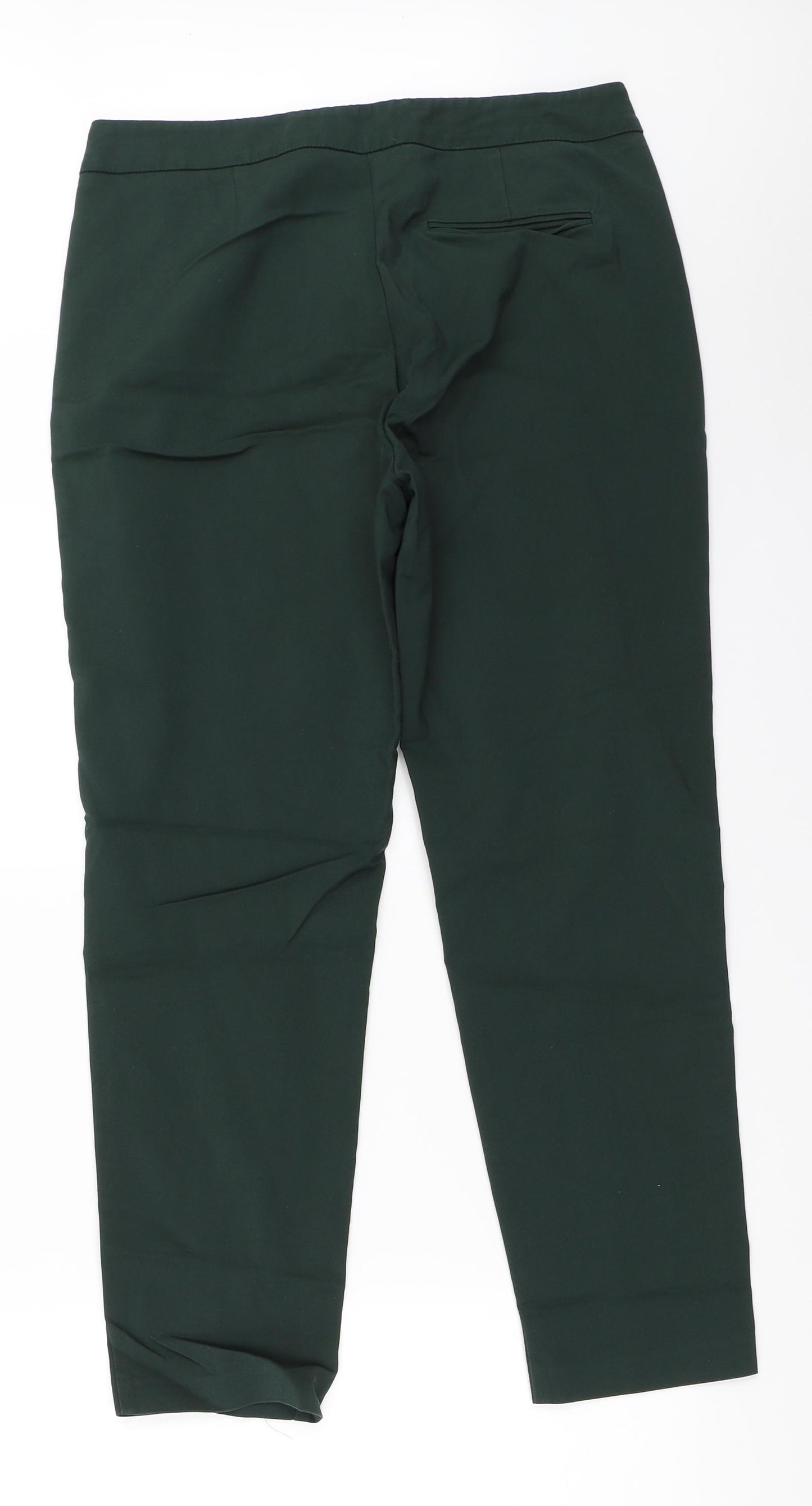 F&F Womens Green   Capri Trousers Size 12 L26 in