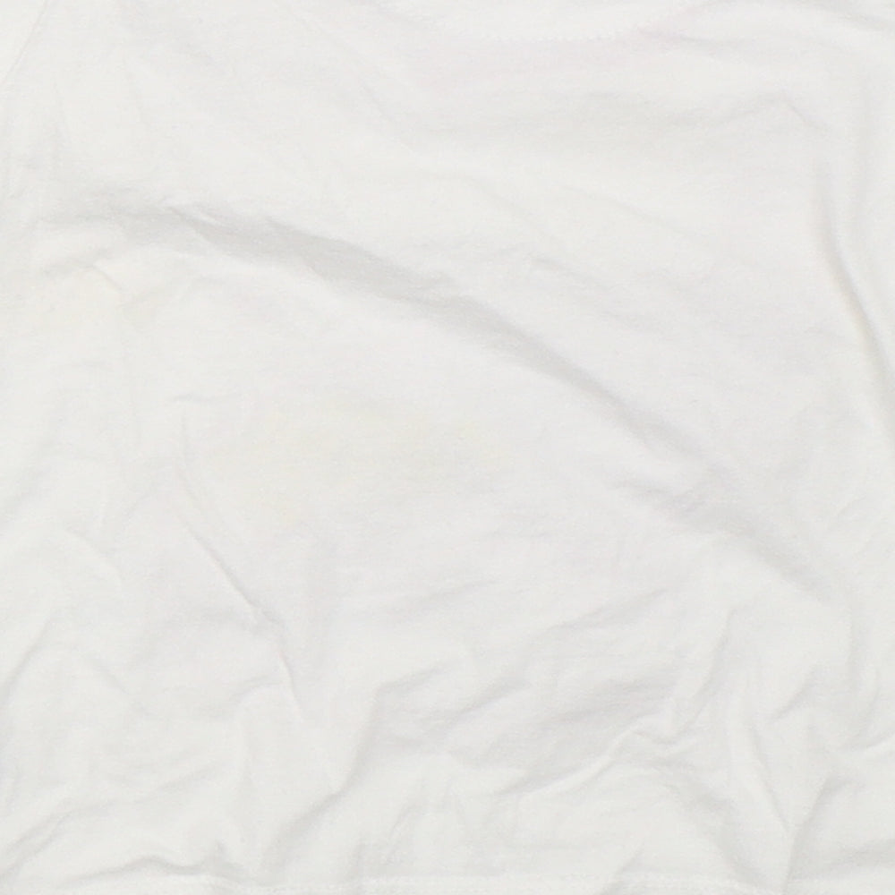 Mothercare Girls White   Basic T-Shirt Size 2-3 Years