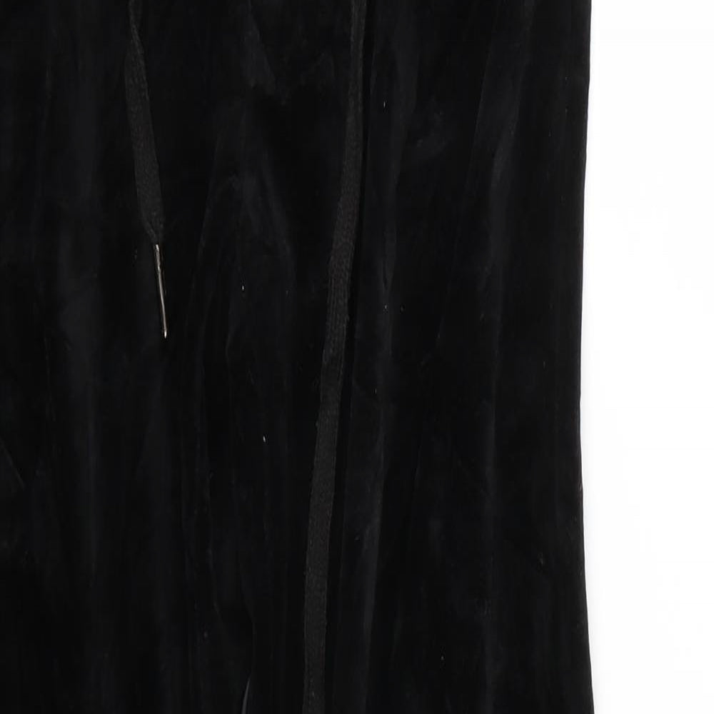 South Beach Womens Black   Jogger Trousers Size 8 L24 in