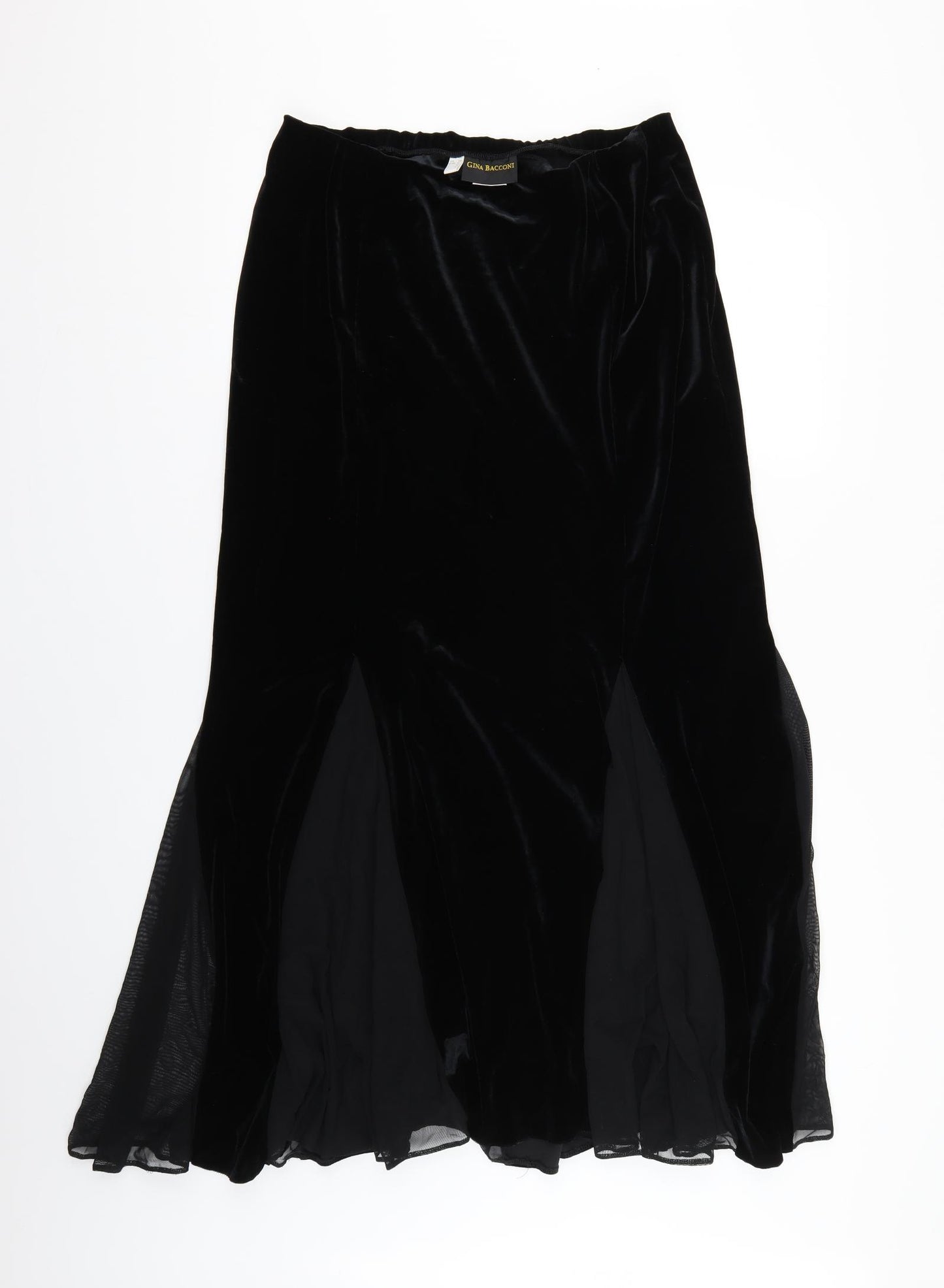 Gina Bacconi Womens Black   Flare Skirt Size 16