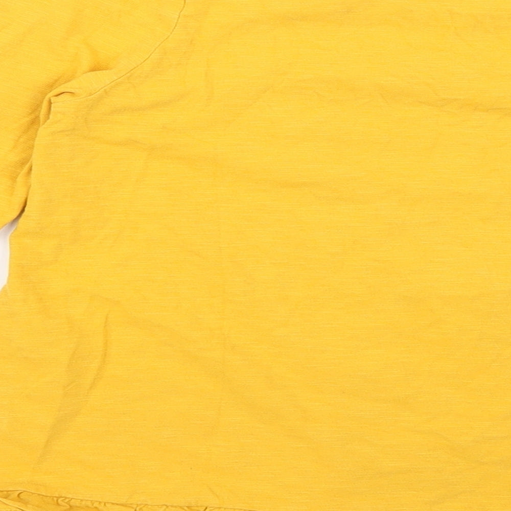 Nutmeg Girls Yellow Floral  Basic T-Shirt Size 13-14 Years