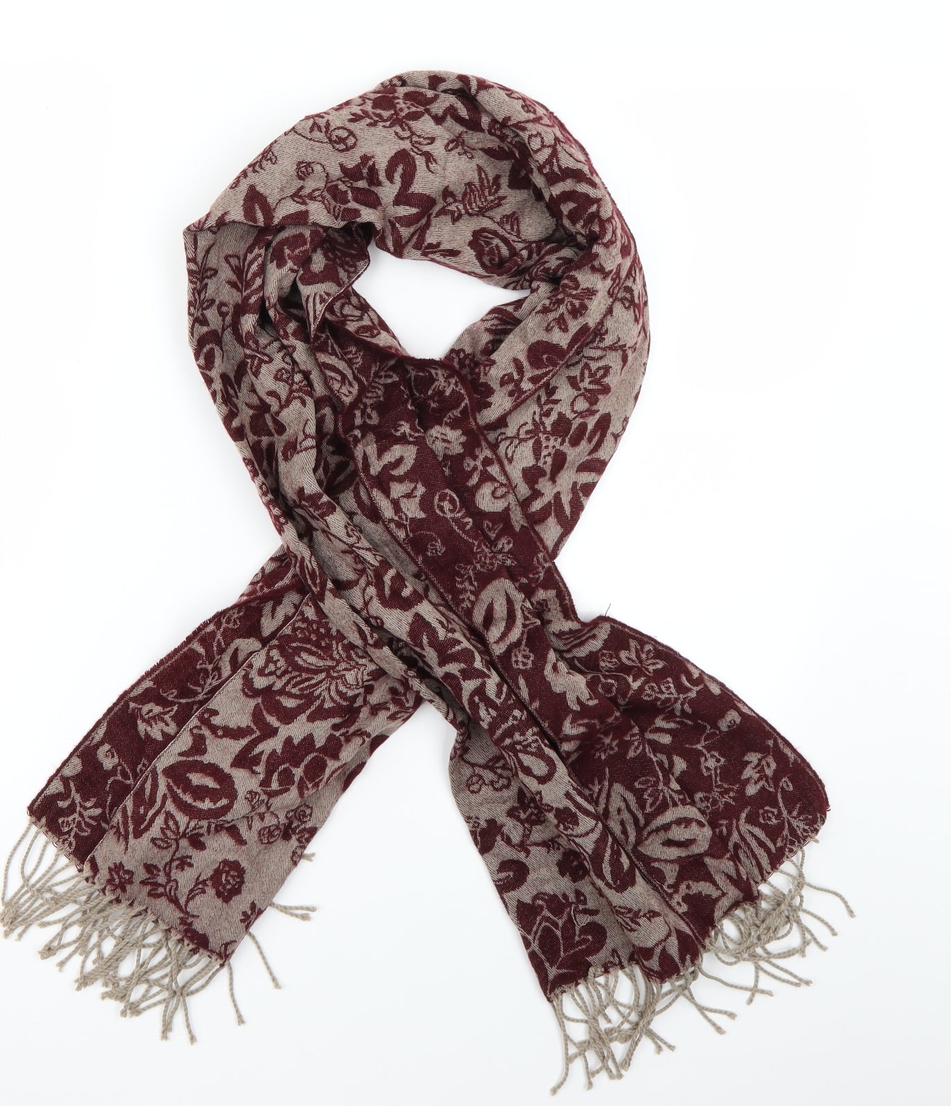 Preworn Womens Multicoloured Floral   Scarf