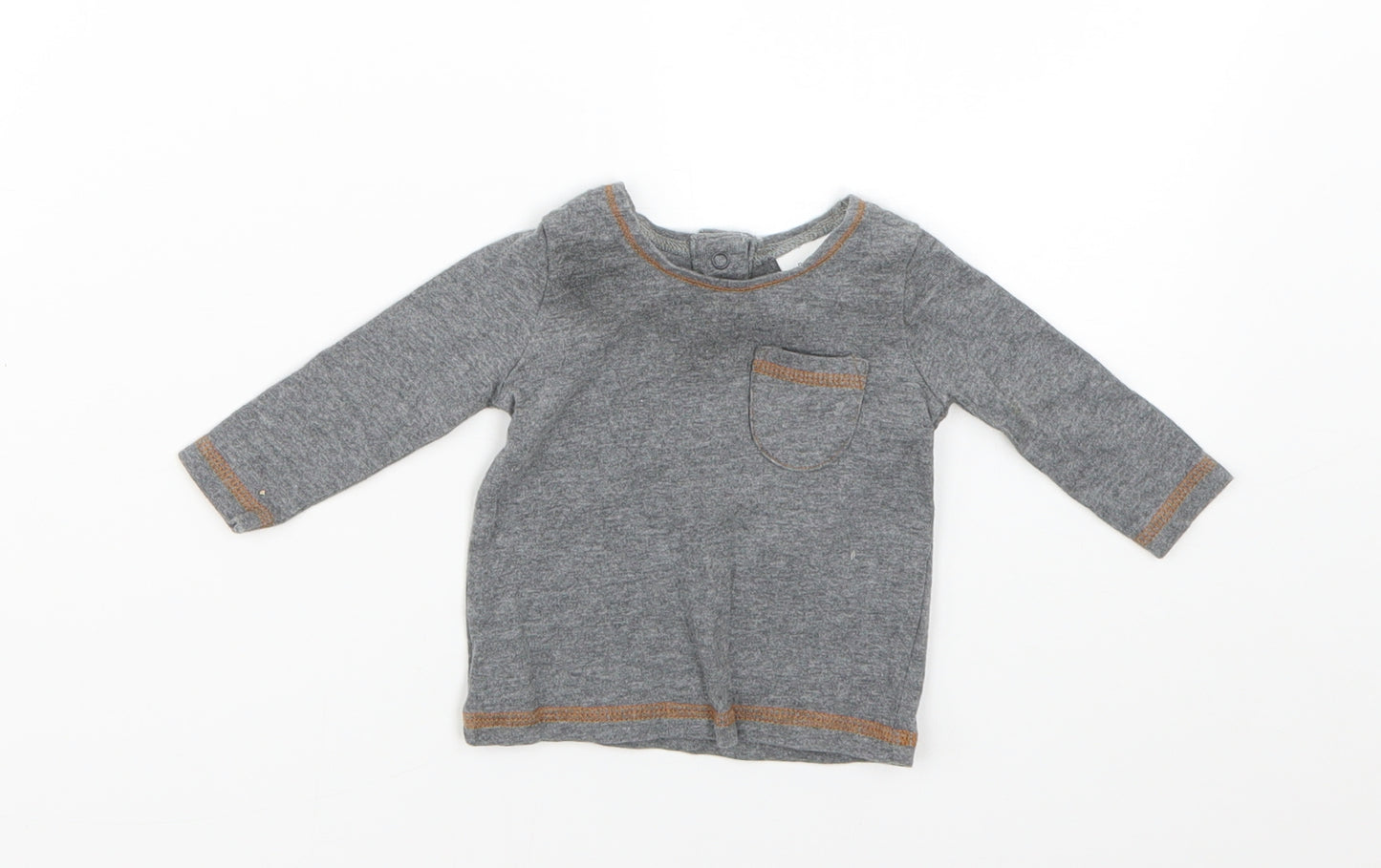 NEXT Baby Grey   Basic T-Shirt Size 0-3 Months