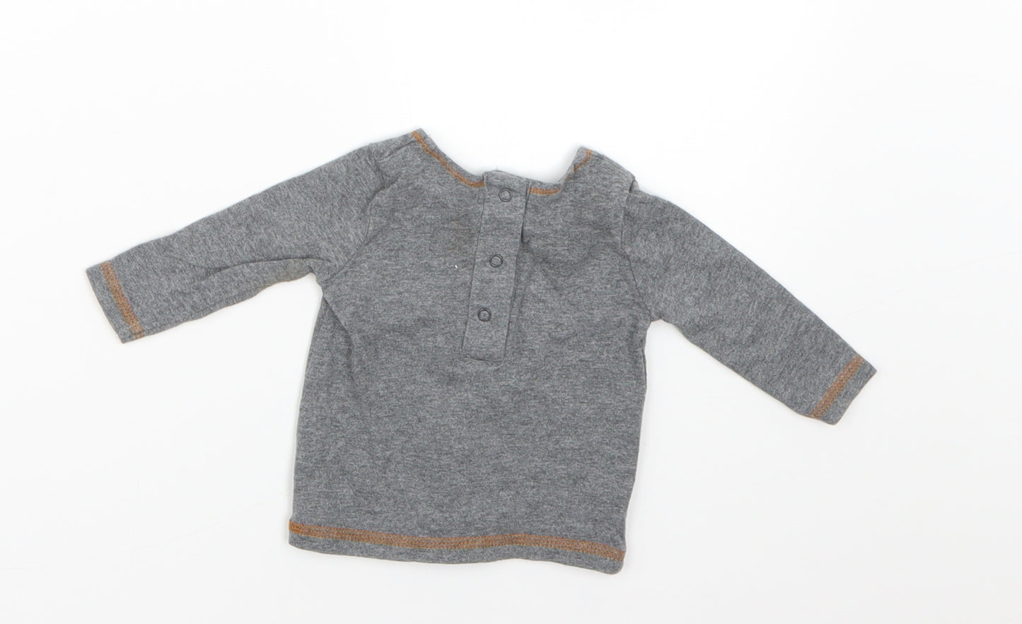 NEXT Baby Grey   Basic T-Shirt Size 0-3 Months