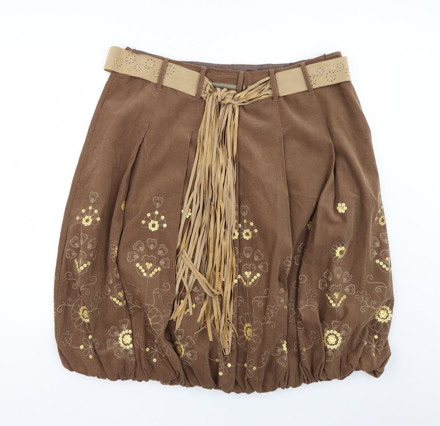 South Womens Brown   Flare Skirt Size 18