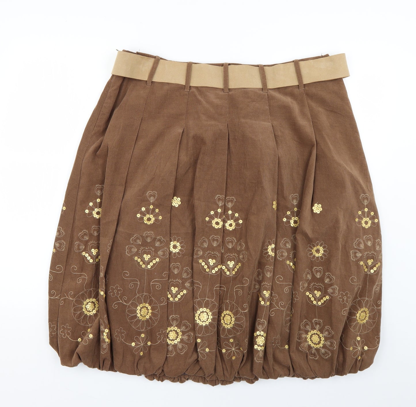 South Womens Brown   Flare Skirt Size 18
