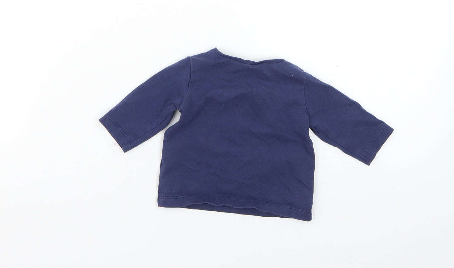 NEXT Baby Blue Geometric  Basic T-Shirt Size Newborn