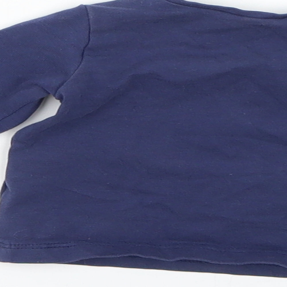 NEXT Baby Blue Geometric  Basic T-Shirt Size Newborn