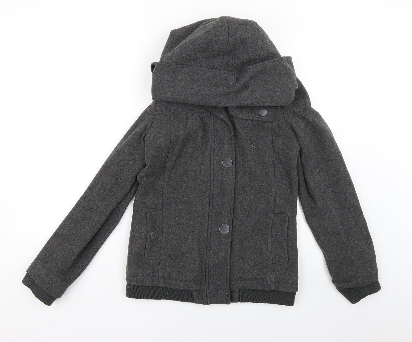 Preworn Womens Grey   Pea Coat Coat Size XS