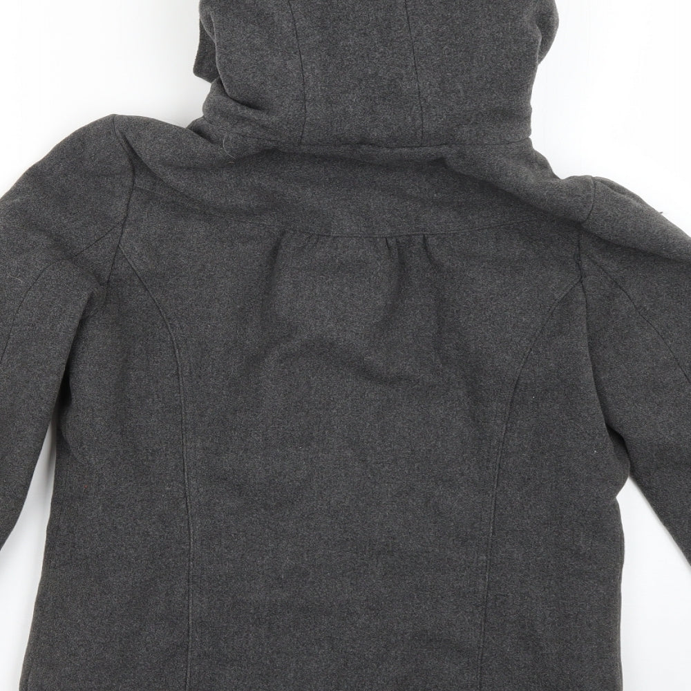 Preworn Womens Grey   Pea Coat Coat Size XS