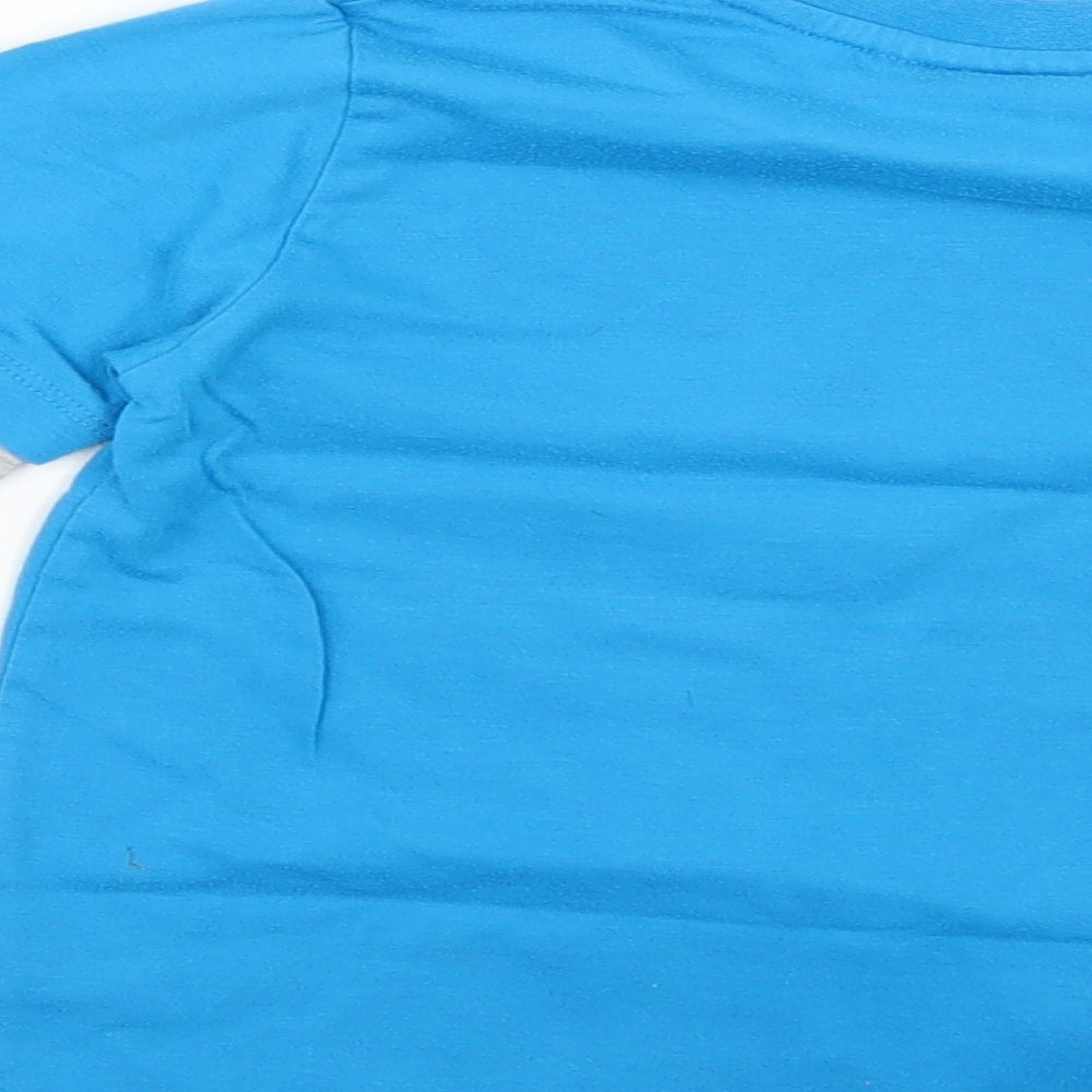 Sonic Boys Multicoloured Geometric  Basic T-Shirt Size 5-6 Years