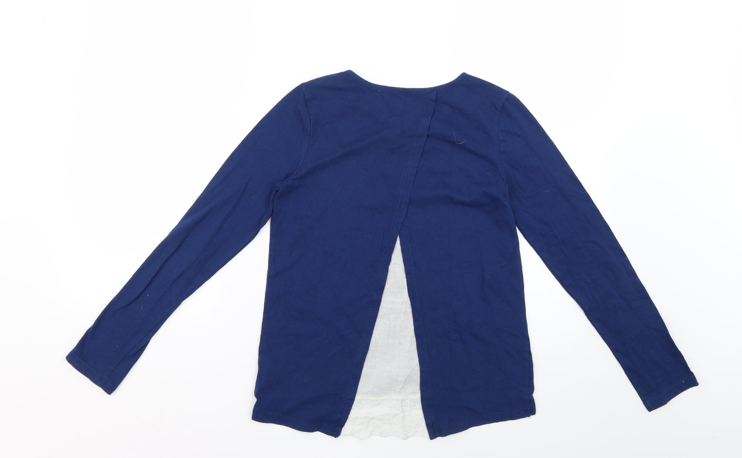 Gap Girls Blue Geometric  Basic T-Shirt Size 12-13 Years