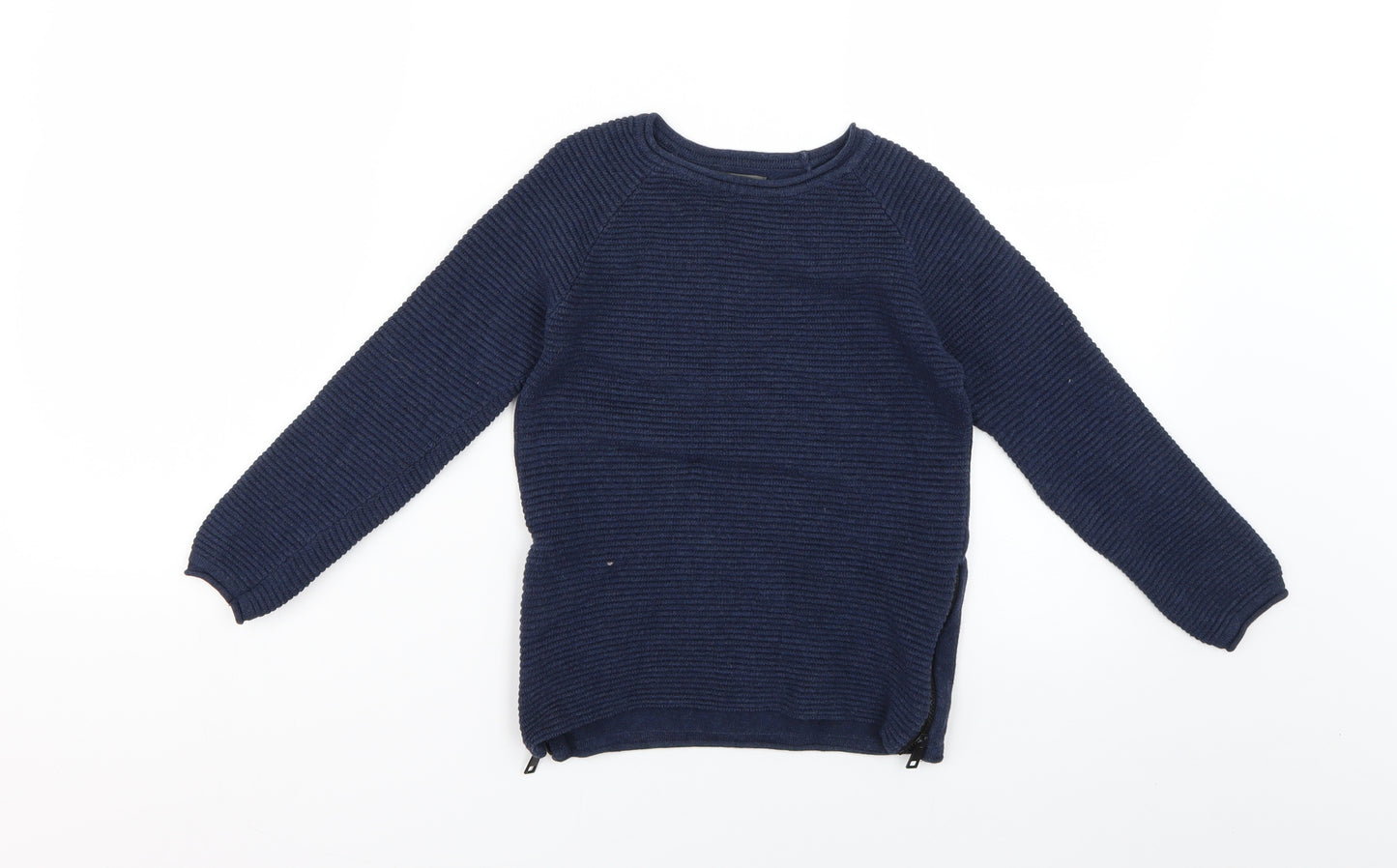 Primark Boys Blue   Pullover Jumper Size 5-6 Years