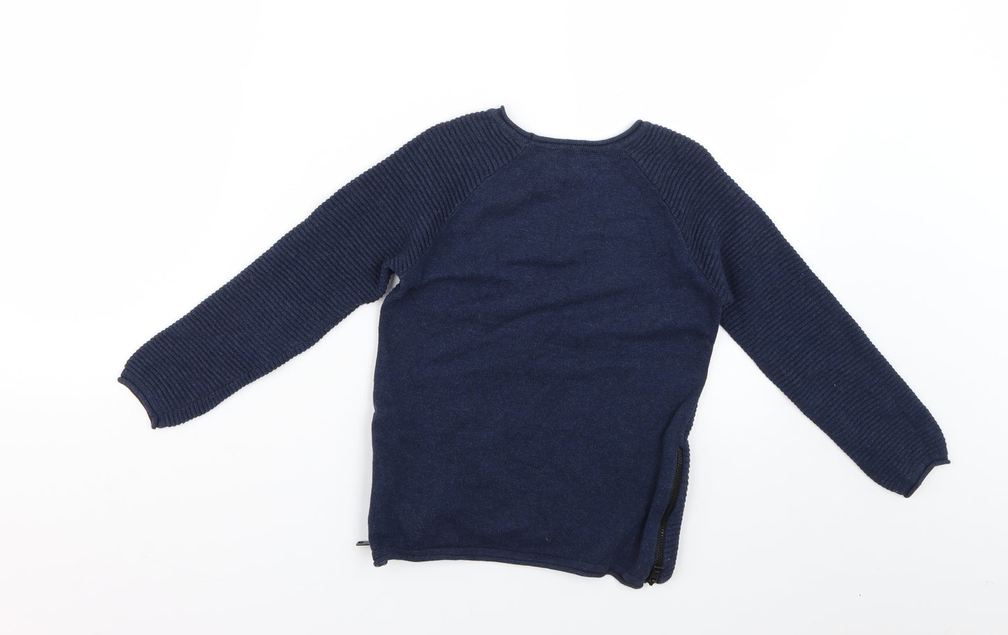 Primark Boys Blue   Pullover Jumper Size 5-6 Years
