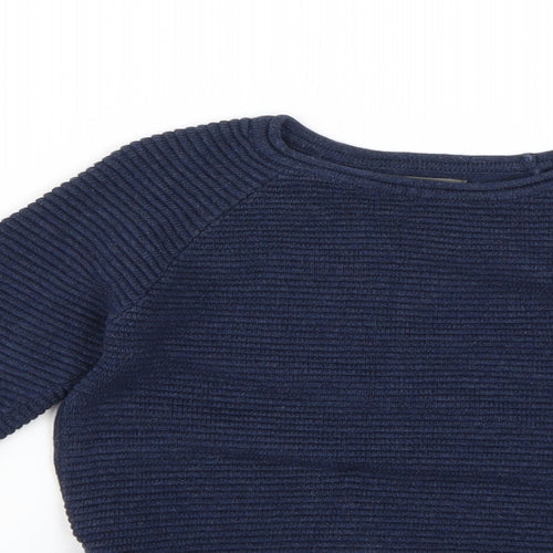 Primark Boys Blue   Pullover Jumper Size 5-6 Years