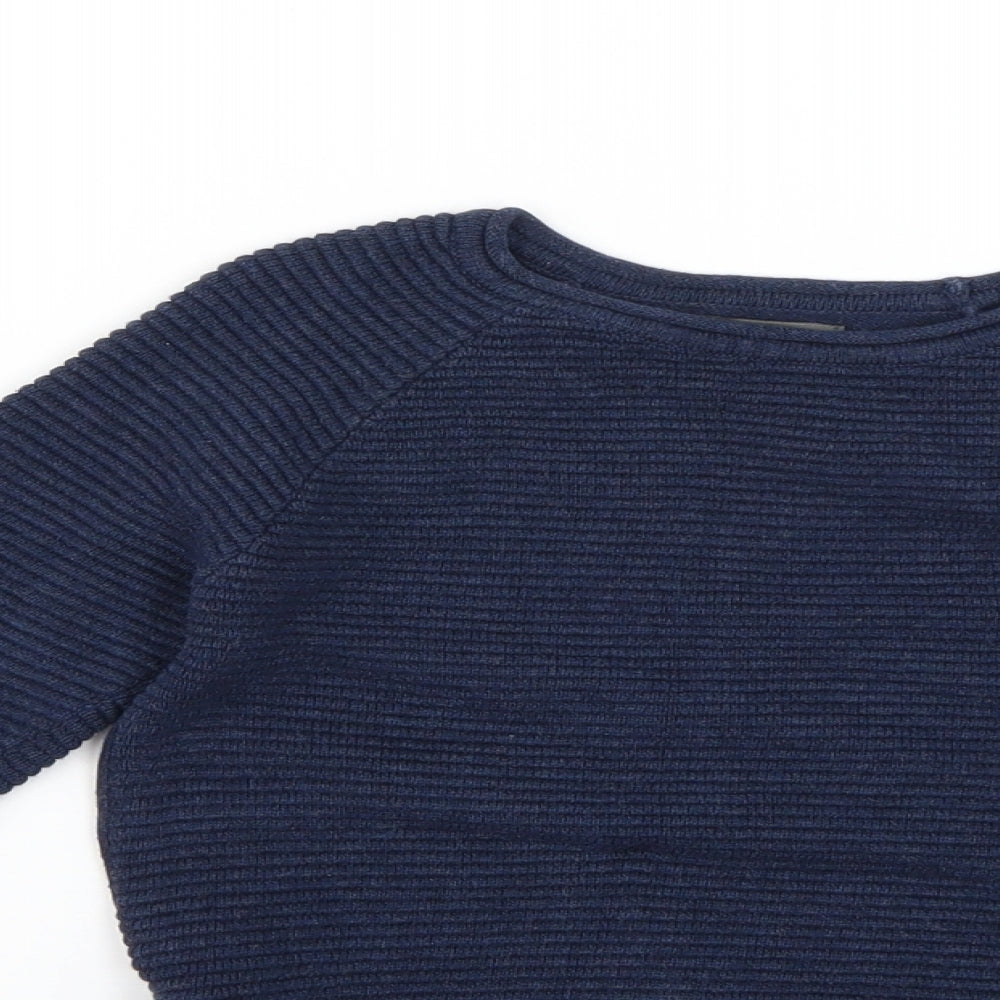 Primark Boys Blue   Pullover Jumper Size 5-6 Years