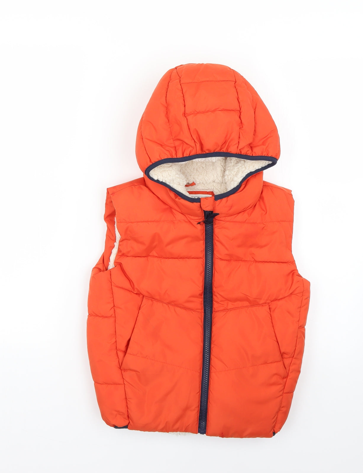 Marks and Spencer Boys Orange   Gilet Coat Size 5-6 Years