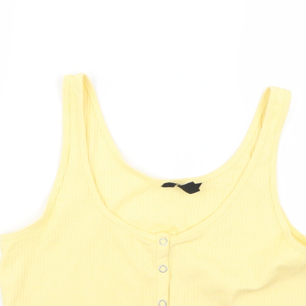 New Look Womens Yellow   Basic Blouse Size 16