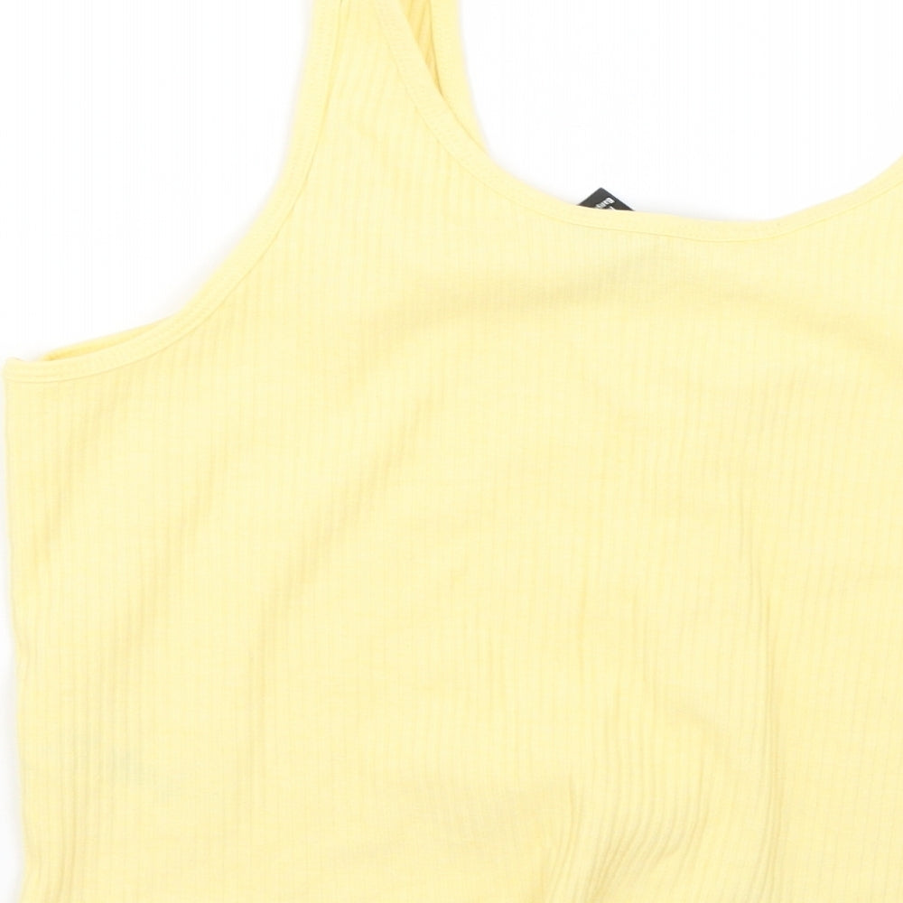 New Look Womens Yellow   Basic Blouse Size 16