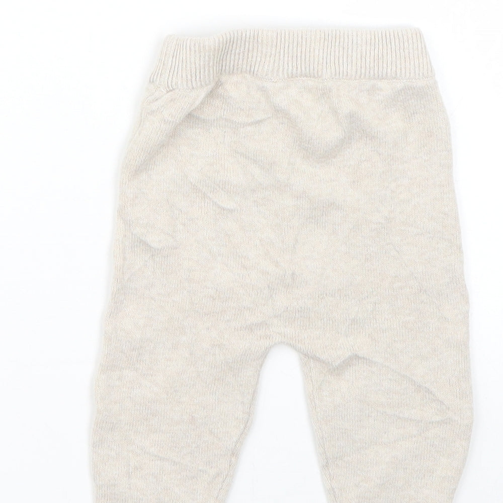 NEXT Baby Beige   Track Pants Leggings Size 0-3 Months