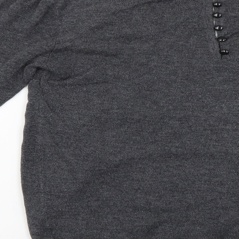 city by jcl Womens Grey   Pullover Jumper Size M