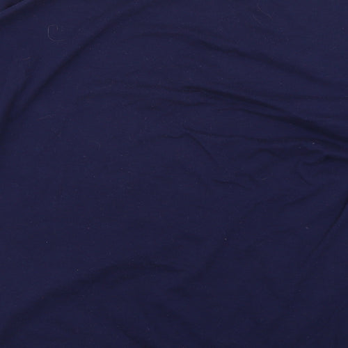 rapife Womens Blue Geometric  Basic T-Shirt Size 22