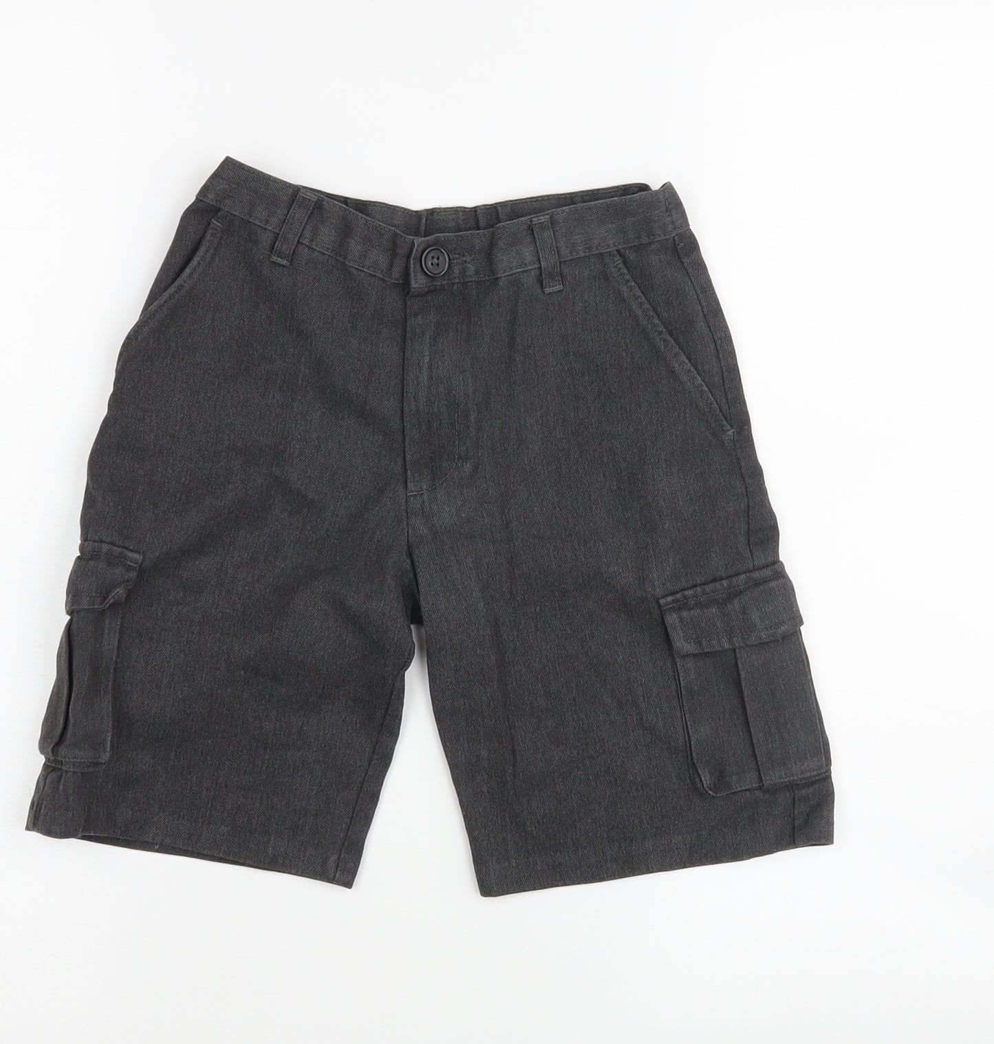 George Boys Grey   Chino Shorts Size 7-8 Years - School Shorts