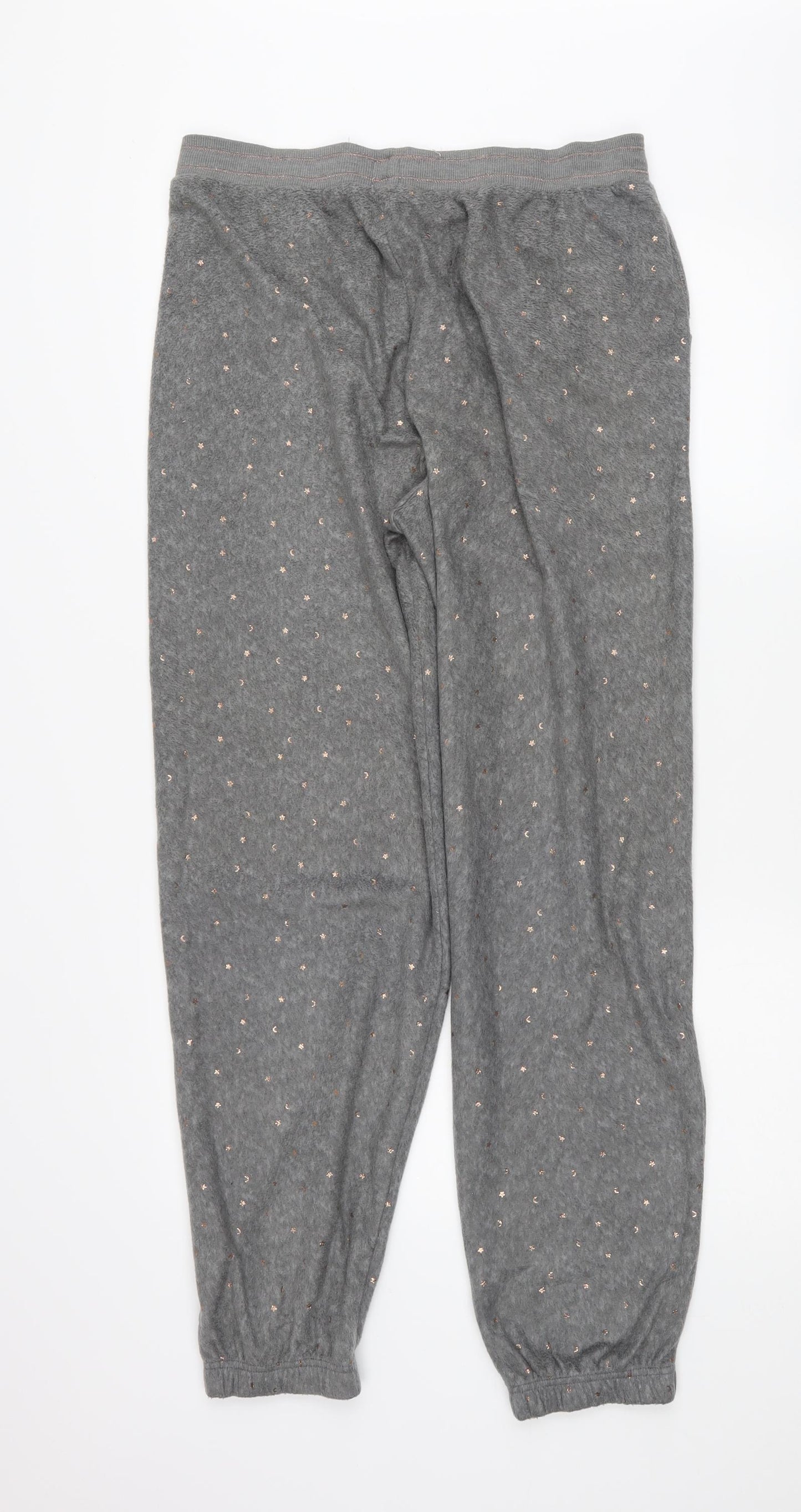 F&F Womens Grey Solid  Top Pyjama Pants Size M