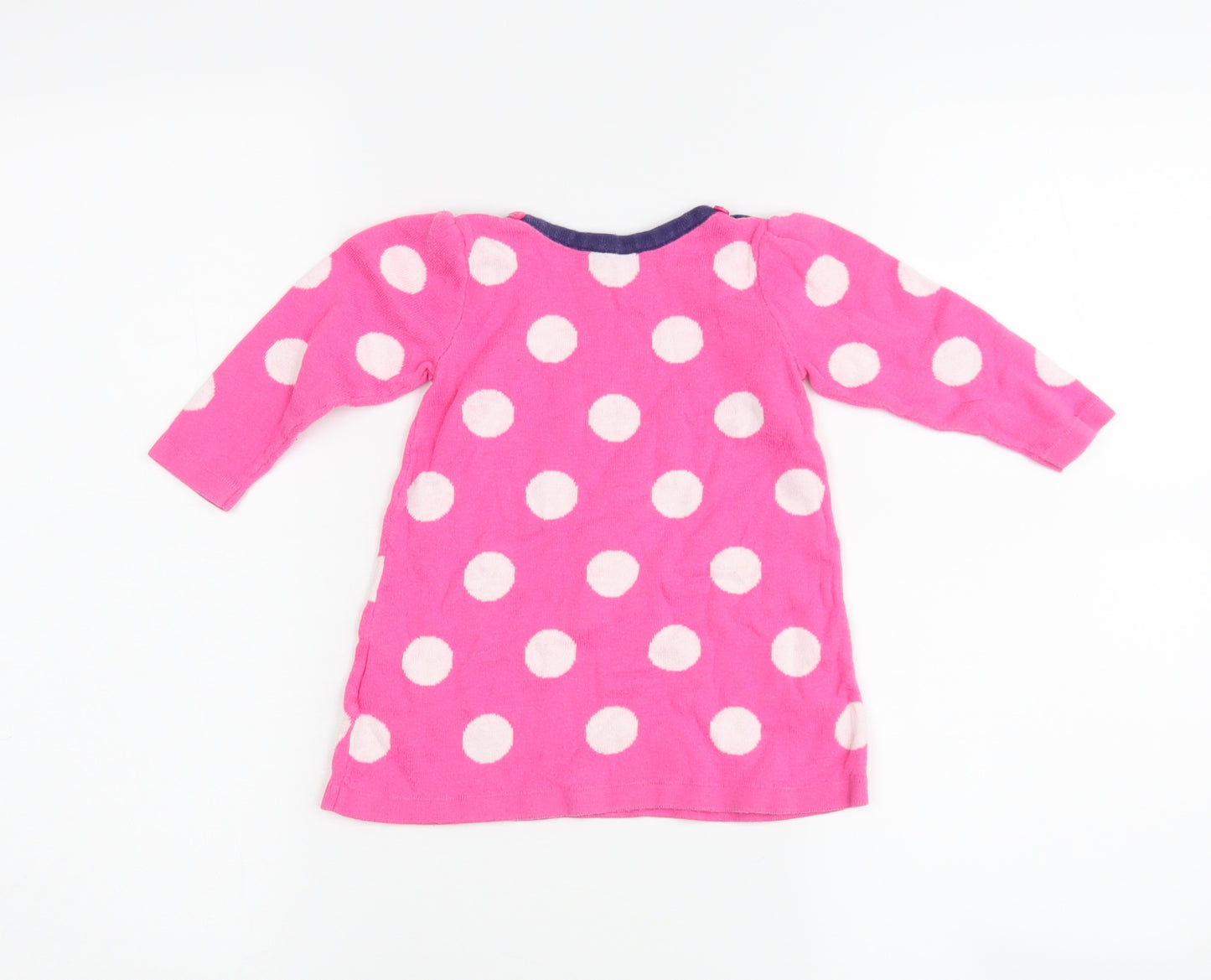 M Girls Pink Polka Dot  Basic Casual Size 6-9 Months