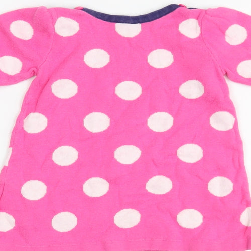 M Girls Pink Polka Dot  Basic Casual Size 6-9 Months