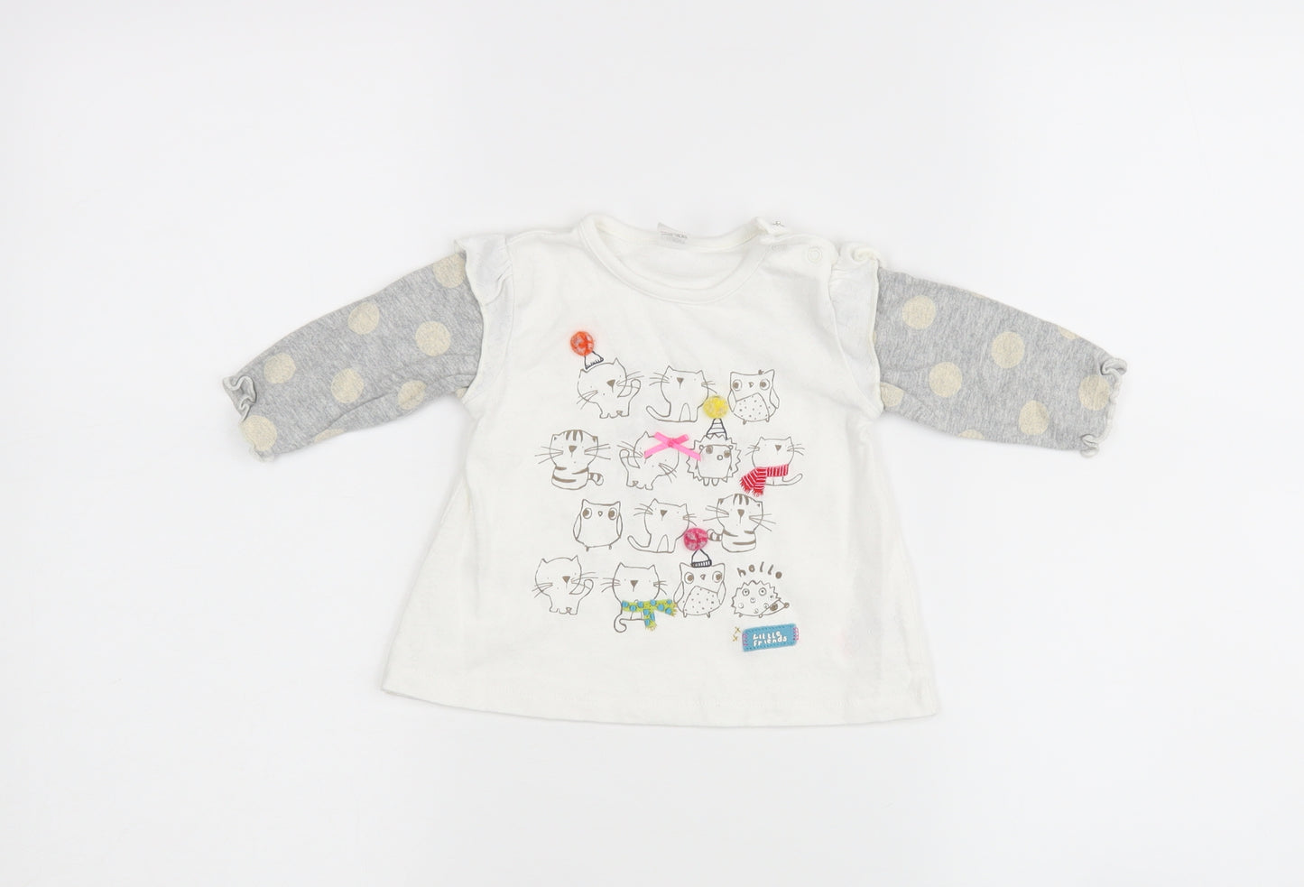 NEXT Girls Silver   Basic Casual Size 3-6 Months