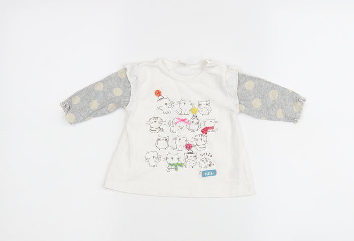 NEXT Girls Silver   Basic Casual Size 3-6 Months