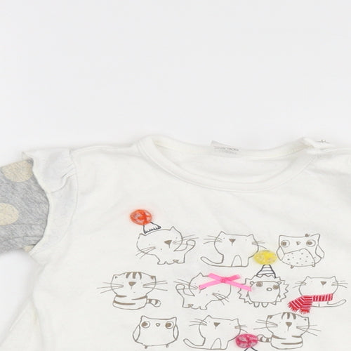 NEXT Girls Silver   Basic Casual Size 3-6 Months