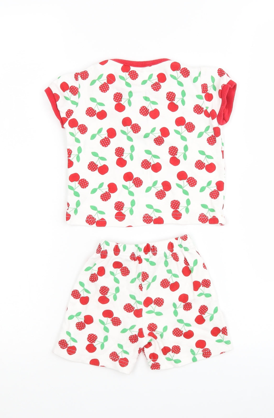 TU Girls Multicoloured Polka Dot  Shorts Set Outfit/Set Size 12-18 Months