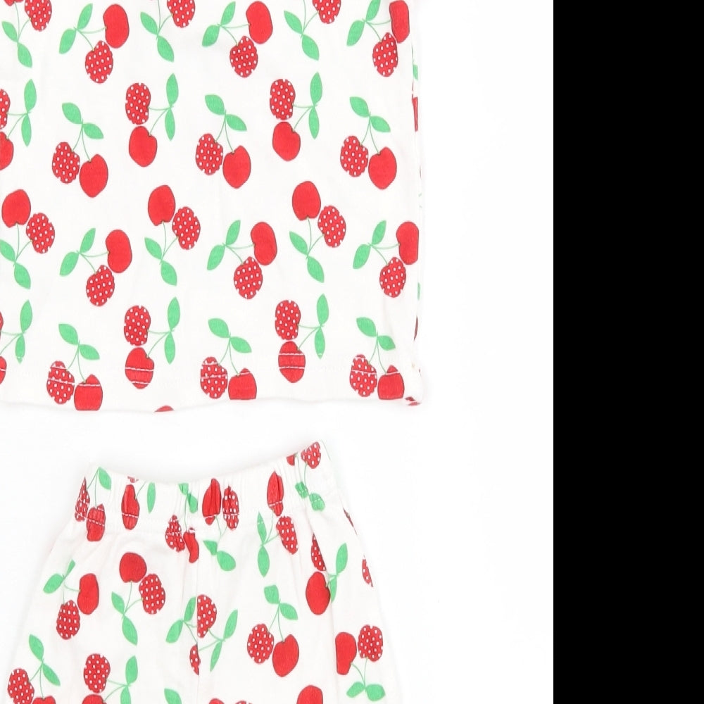 TU Girls Multicoloured Polka Dot  Shorts Set Outfit/Set Size 12-18 Months