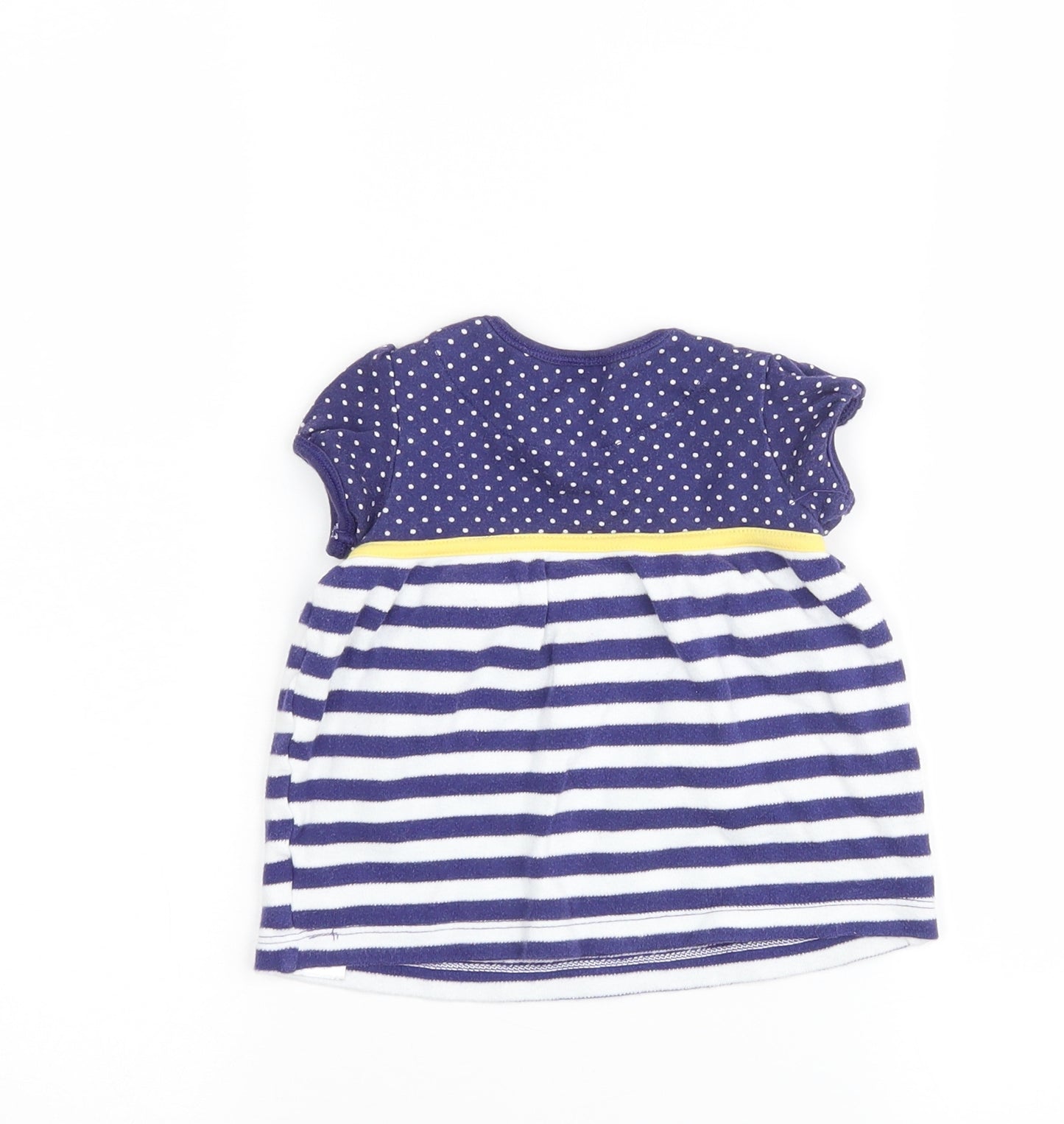 F&F Girls Blue Striped  Basic Casual Size 0-3 Months