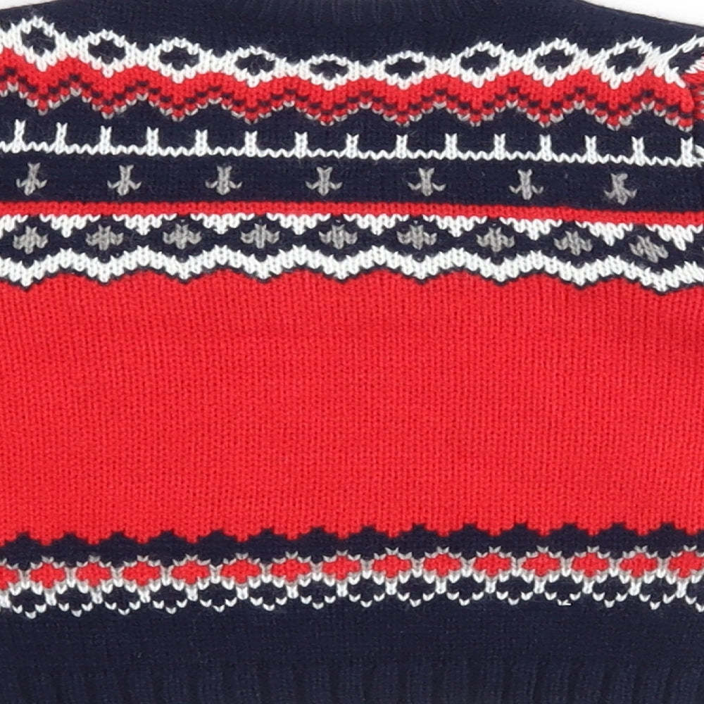 Mayoral Boys Multicoloured Striped  Pullover Jumper Size 6-9 Months