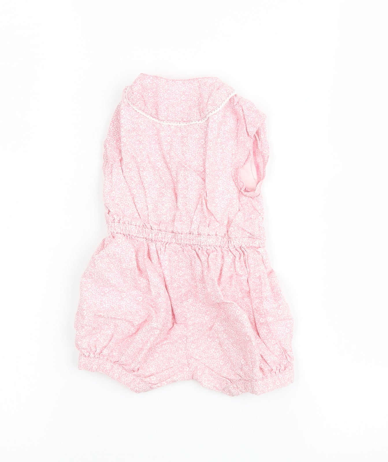Nutmeg Girls Pink Floral  Romper One-Piece Size 0-3 Months