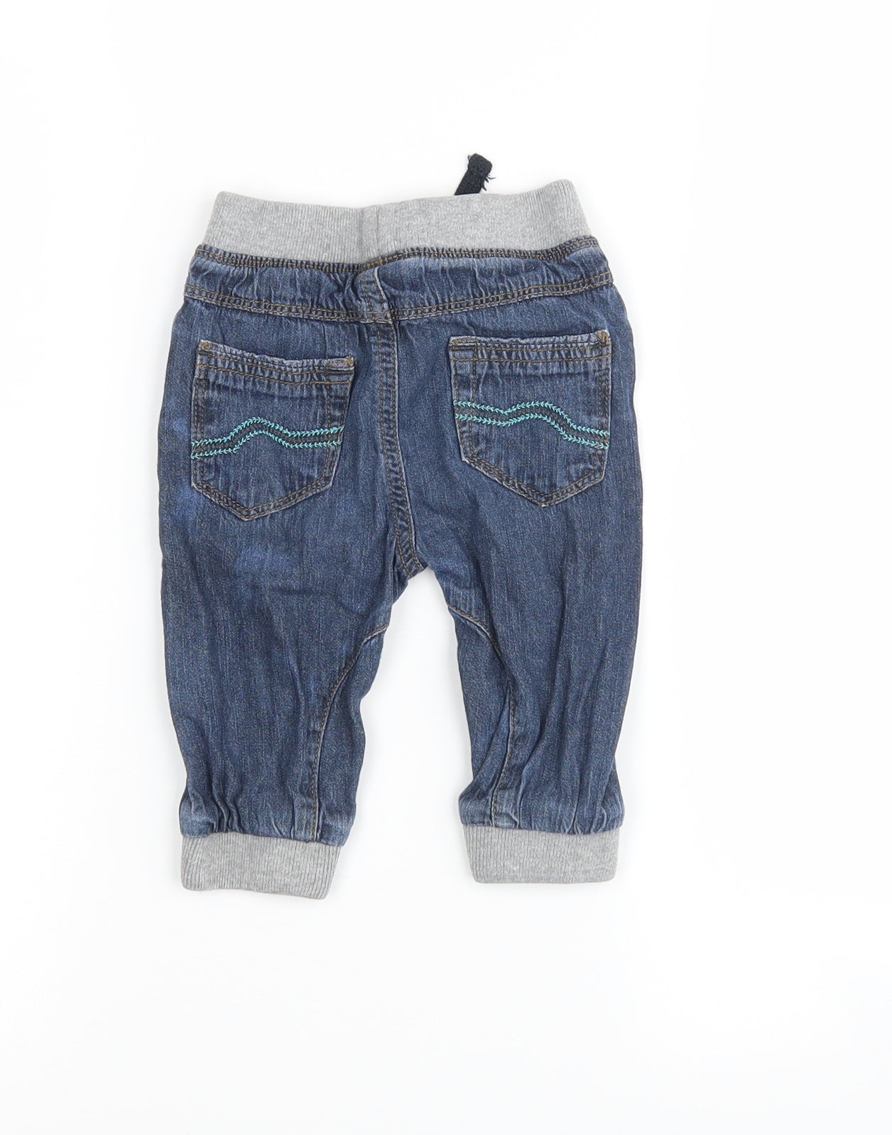 Baby Boys Black   Jogger Jeans Size 6-9 Months